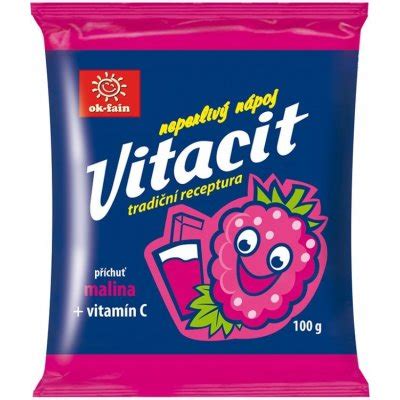 Vitacit neperlivý nápoj v prášku malina vitamín C 100。